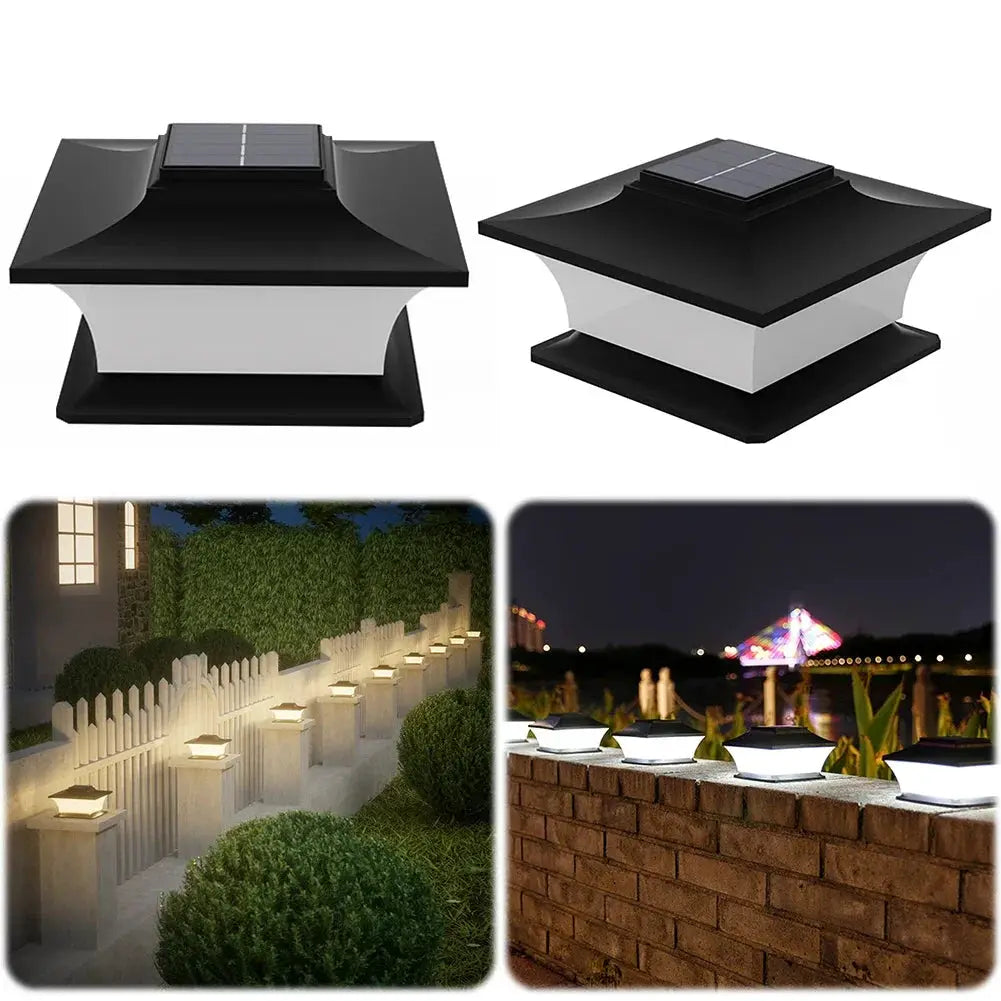 Solar Post Cap Light LED Fence Light Waterproof Solar Powered Post Light Decorative Outdoor LED Light for Garden Patio Porch from PriceLows™