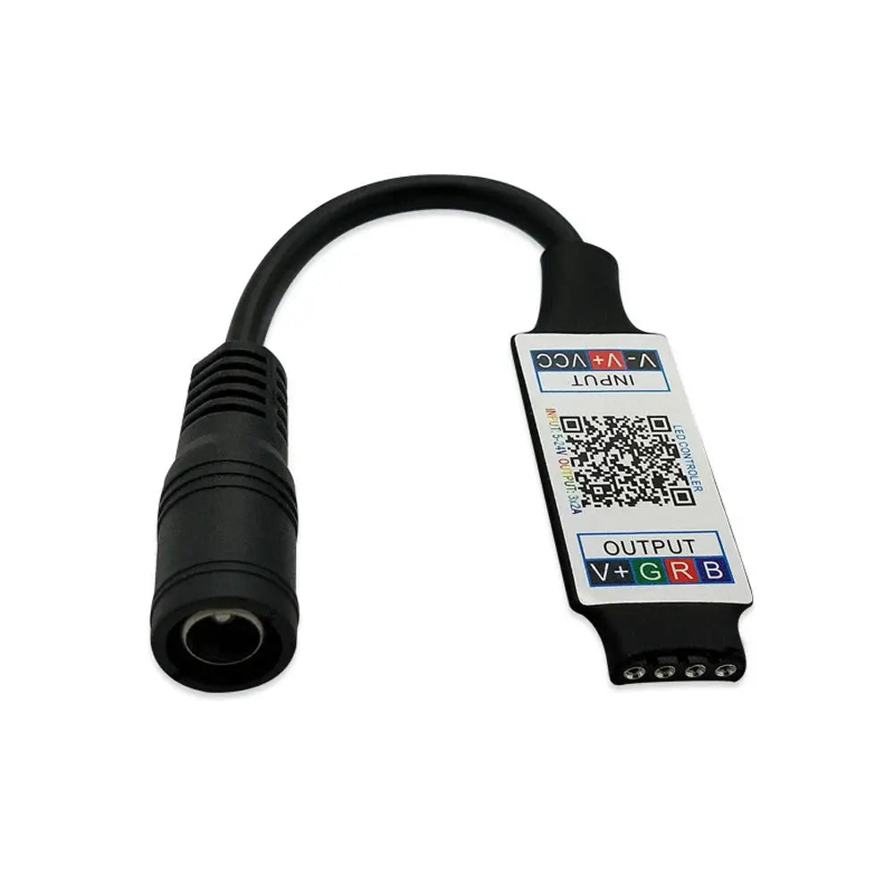 DC 5V 12V 24V Mini RGB Bluetooth Dimmer LED Controller Music Bluetooth Smart APP Controller Control For RGB LED Strip Light from PriceLows™