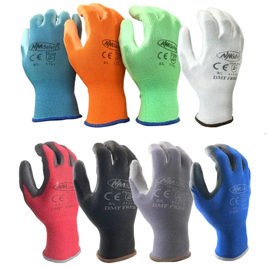 1 Pairs Work Gloves For PU Palm Coating Safety Protective Glove Nitrile Professional Safety Suppliers from PriceLows™