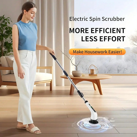 Electric Spin Scrubber | Cordless | 9 In 1 Multifunction Waterproof