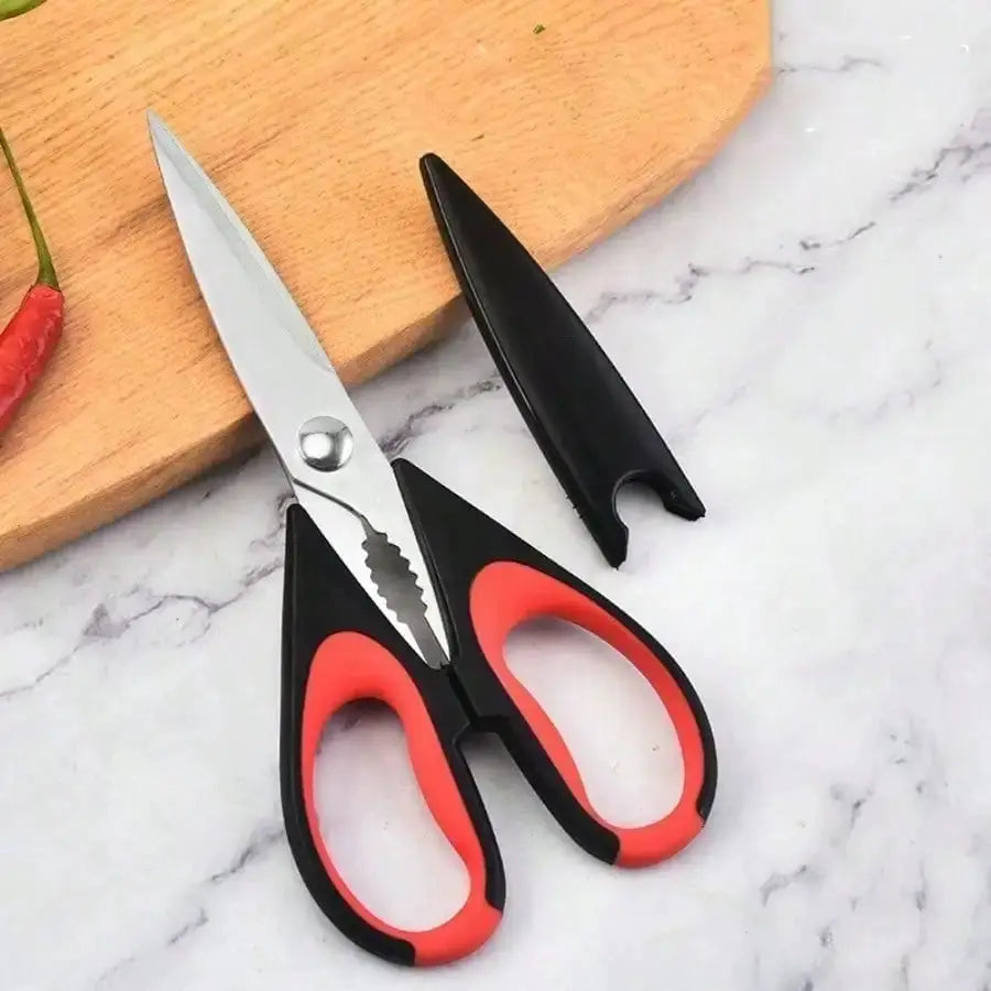 1 Unit Heavy-Duty Kitchen Scissors, Slicing Turkey Bones Grilling All-Purpose Culinary Shears, Stainless Steel Meat Scissors from PriceLows™