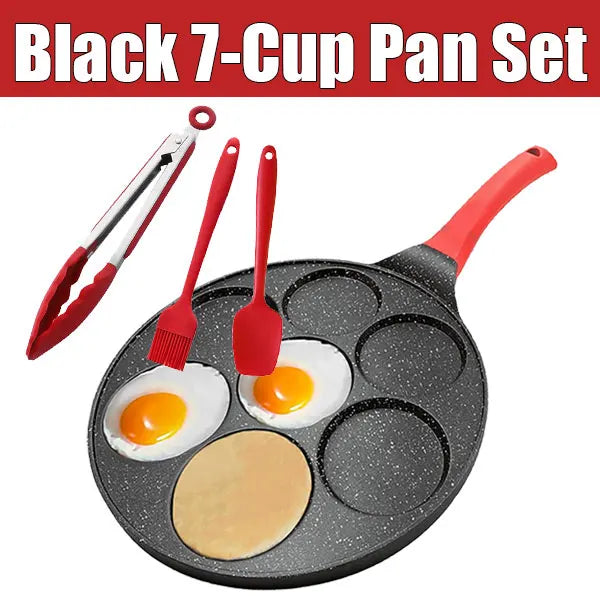 Mini Pancake Pan | 7-Cup Capacity | Aluminum Alloy Nonstick | One Size