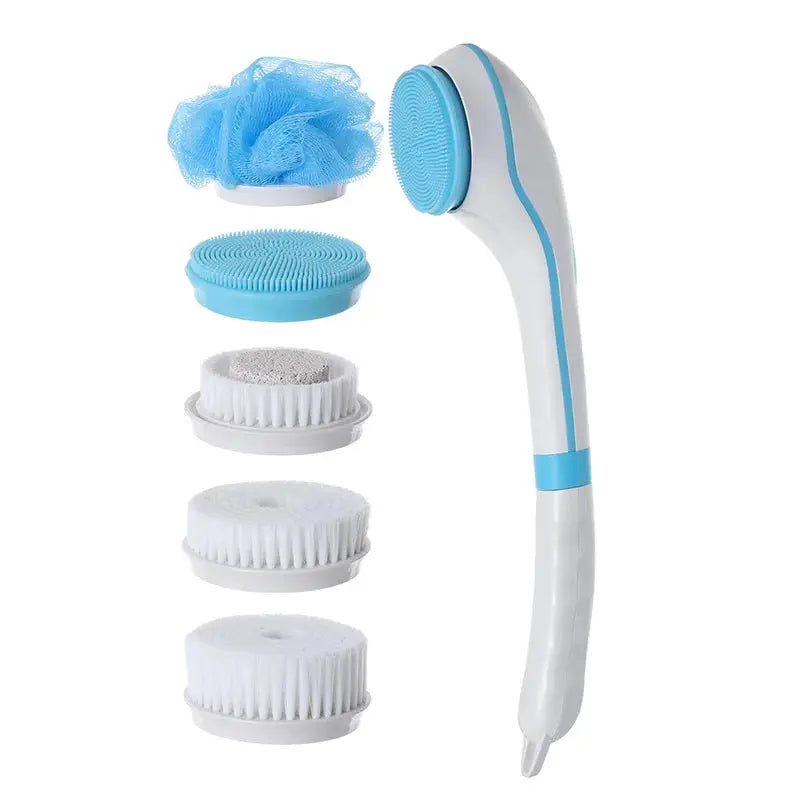 Electric Bath Brush | Silicone Bristles | Rechargeable | 5 In 1