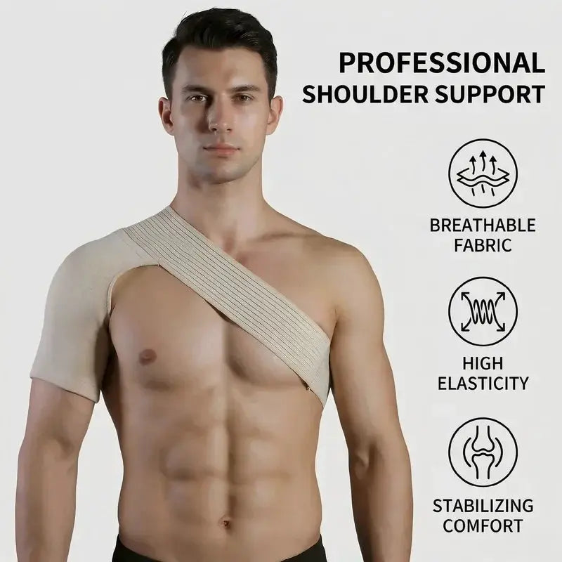 Adjustable Neoprene Shoulder Support | Breathable | Pain Relief