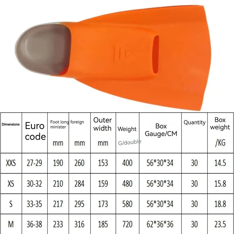 New Swimming Fins To Assist Swimming Flippers Freestyle Training Silicone Short Feet Flippers Children Adult Diving Equipment from PriceLows™