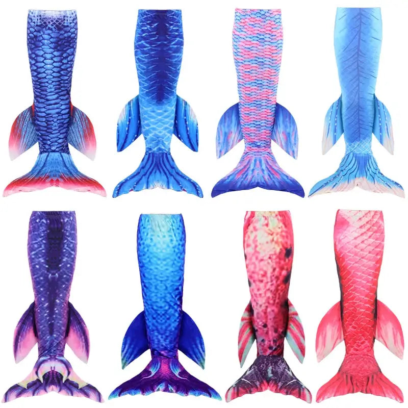Children Mermaid Swimsuit Bathing Suit Mermaid Princess Cosplay Costume for Girls Pool Party Swimmable Clothing with Shorts from PriceLows™