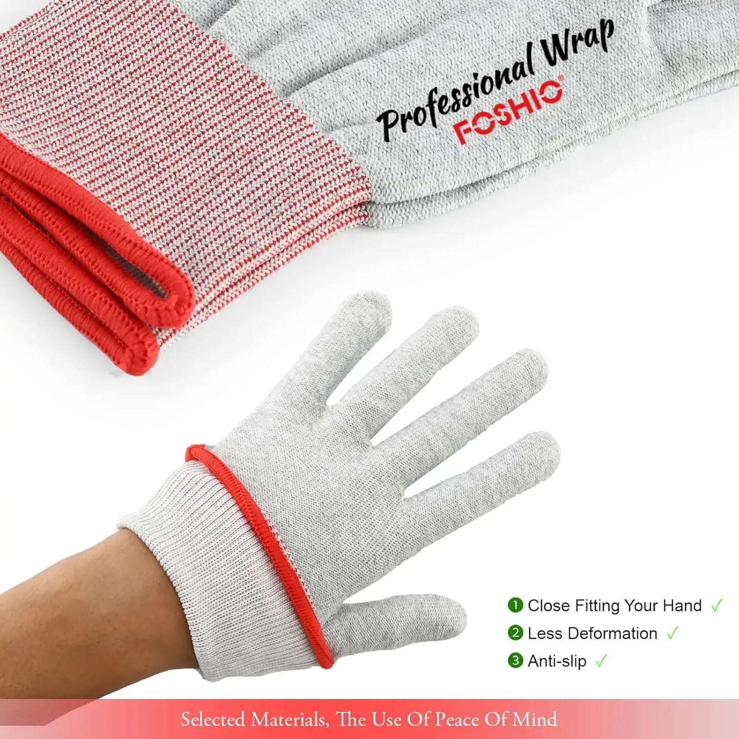 Professional Anti-Static Vinyl Wrap Gloves, Carbon Fiber Dust-Free Working Gloves for Precision Tasks from PriceLows™