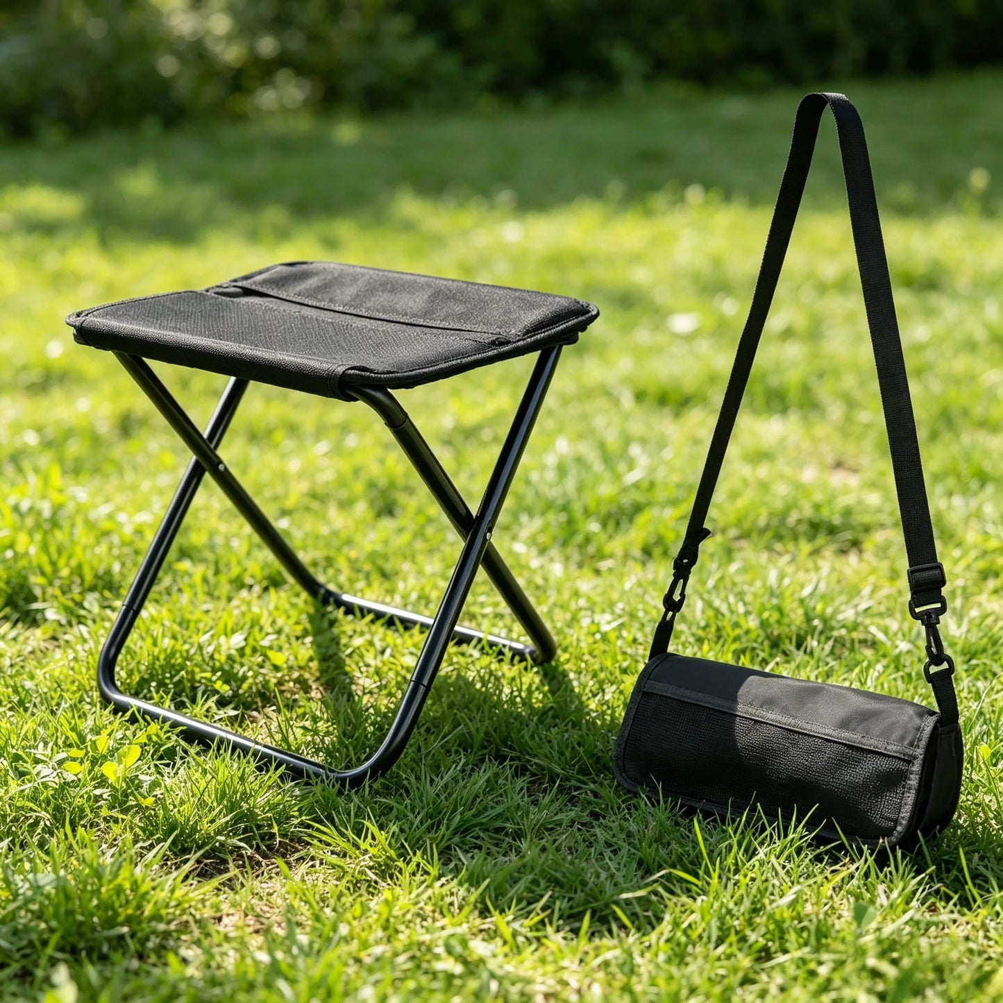 Ultralight Folding Stool | Camping Stool | Folds to Pocket Size | One Size