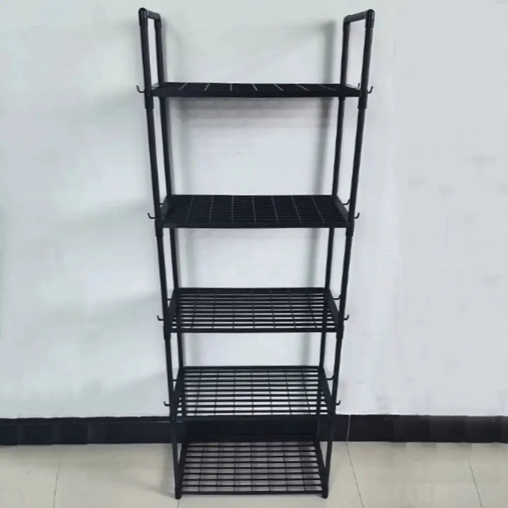 Multi-functional Organizer Storage Rack 5 Tier Storage Shelves Adjustable Storage Rack for Laundry Bathroom Kitchen Office Shelf from PriceLows™