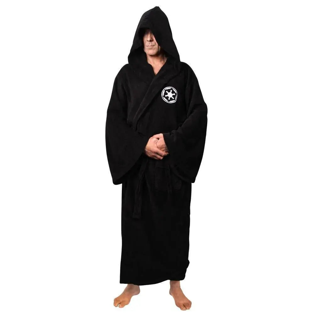 Men's Flannel Robe | Heavyweight Polyester | Long Winter Fit