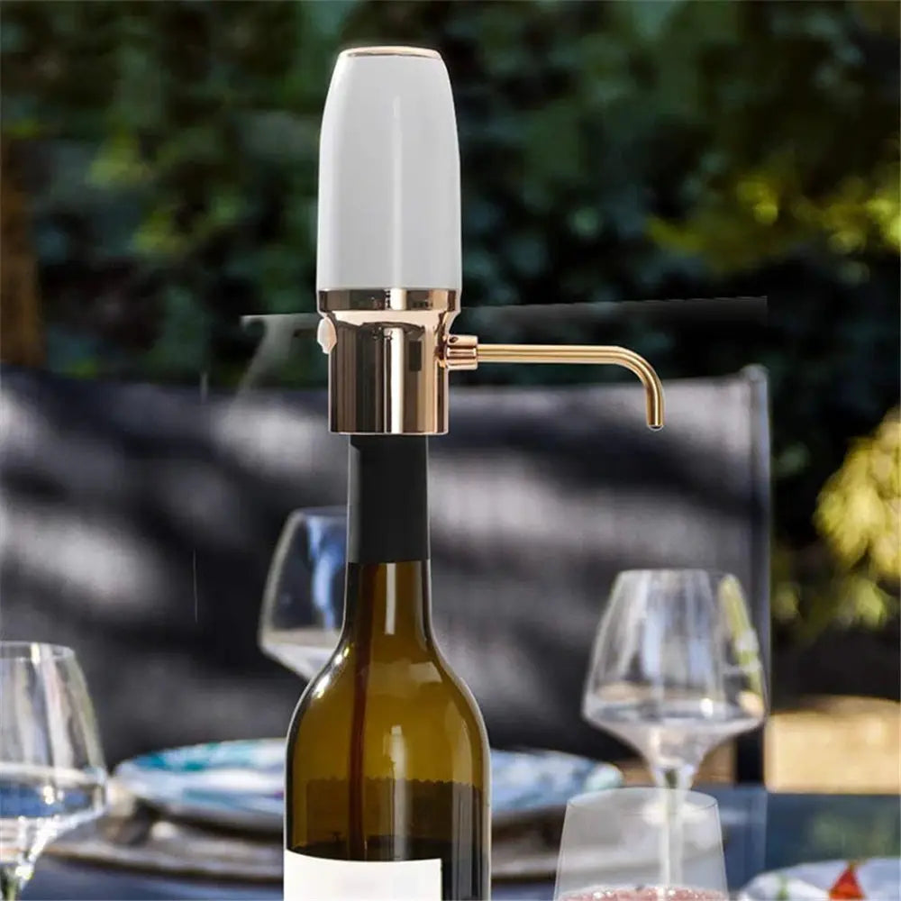 USB Rechargeable Automatic Wine Aerator Pourer Portable Electric Red Wine Decanter Dispenser for Business Family Father's Day from PriceLows™