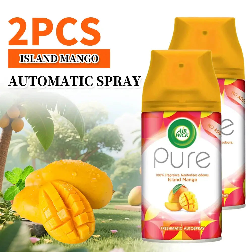 Automatic Spray Air Freshener Refill | 6.2 Oz Per Canister | 2 Pack Sets