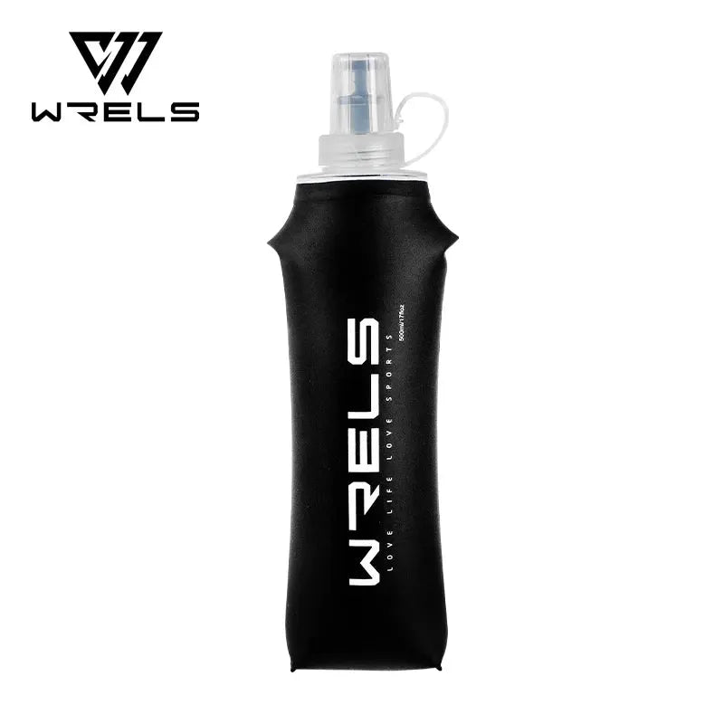 WRELS Portable Sports Soft Flask BPA-Free Running Cycling Water Bottle Outdoor Sports Marathon Folding Collapsible Water Bottle from PriceLows™