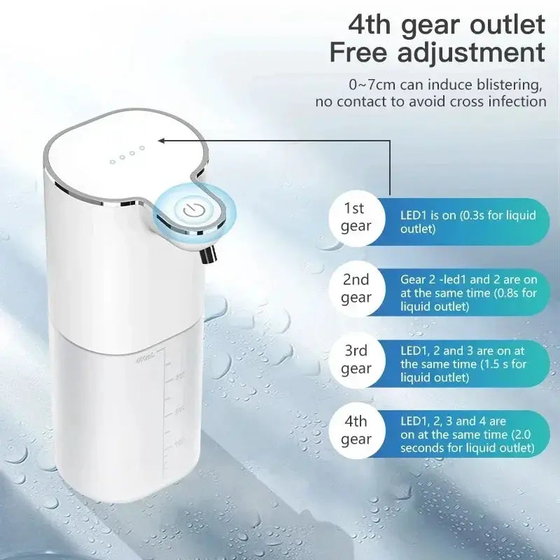 380ML Automatic Foam Soap P11 Dispenser Bathroom Smart Washing Hand Machine With USB Charging ABS 4 Level Adjustable from PriceLows™