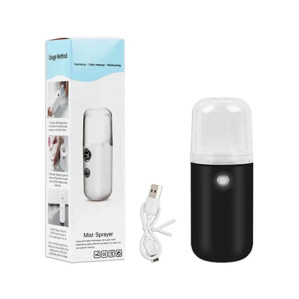 Nano Facial Steamer | Portable Hydrating Mist | Mini Face Sprayer