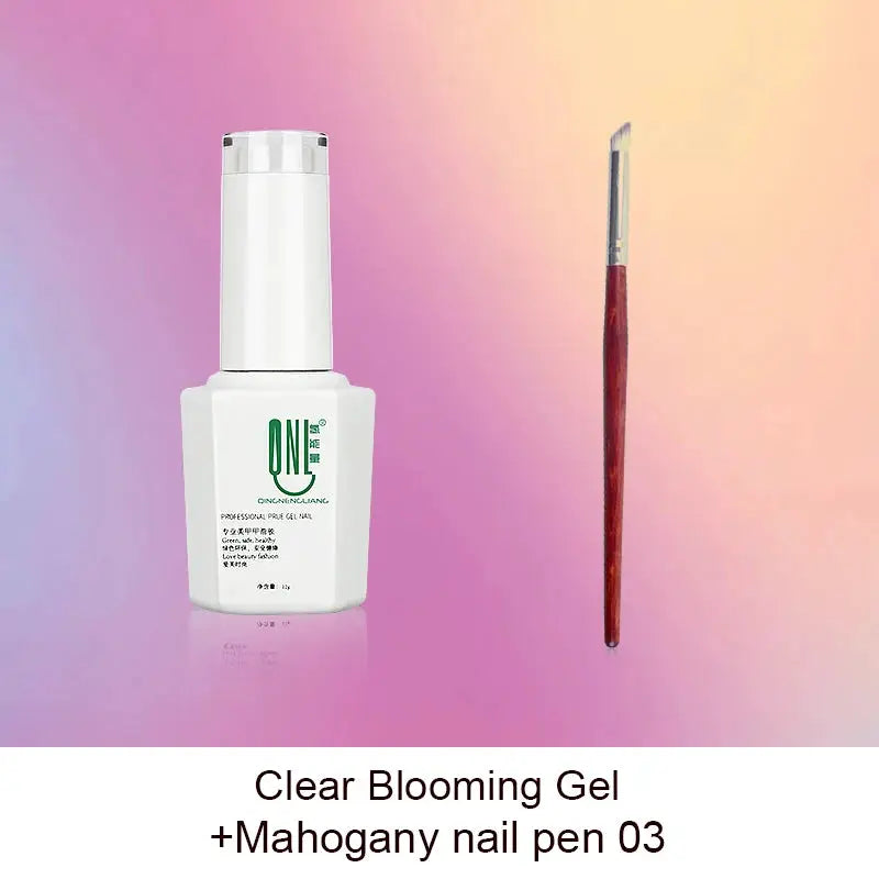 Clear Blooming Gel Polish 12ml Transparent Blossom Nail Polish LED Soak Off Nail Art Smook Effect Flower Gel Polish DIY Design from PriceLows™