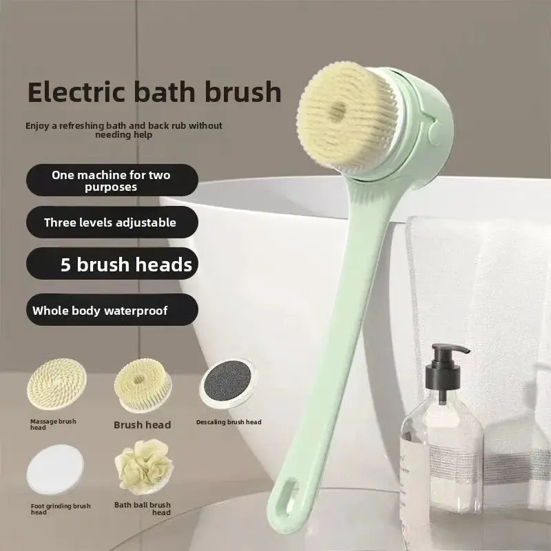 Electric Bath Brush | Long Reach | Removable Head | One Size