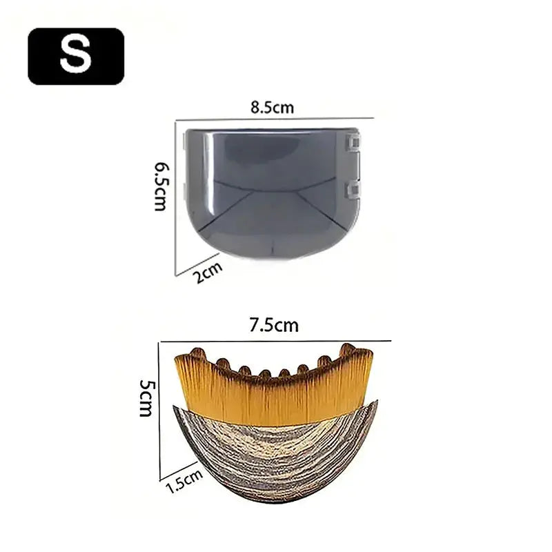 Lymphatic Contour Face Brush | Rubber Material | Non Electric | One Unit