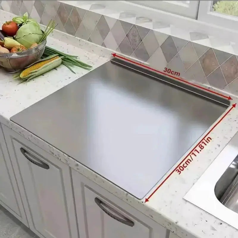 Folding Stainless Steel Cutting Board | Heavy Duty | Rust Free | Kitchen BBQ