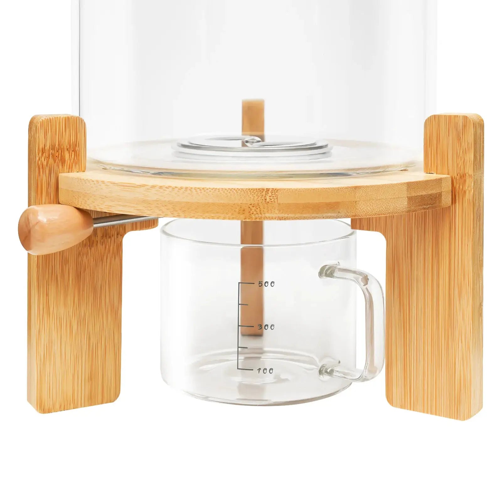 5L Cereal Dispenser Flour Rice Storage Container Glass Tank W/ Lid Measuring Mug For Pantry Organization And Storage from PriceLows™