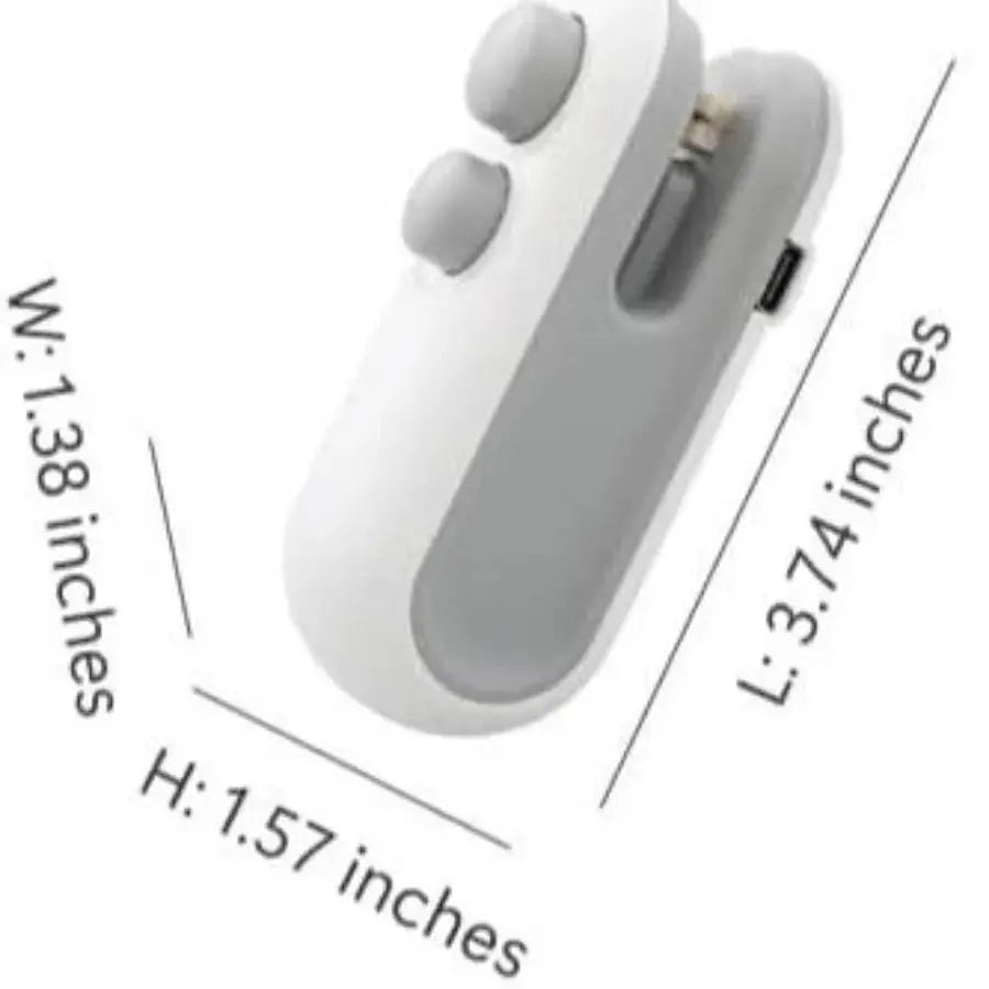 Portable Rechargeable 2-in-1 Bag Sealer & Cutter, Food Bag Sealing Tool from PriceLows™