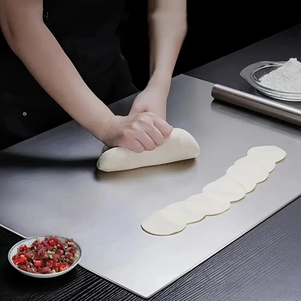Stainless Steel Cutting Board | Heavy Duty | Non Slip | Easy Clean