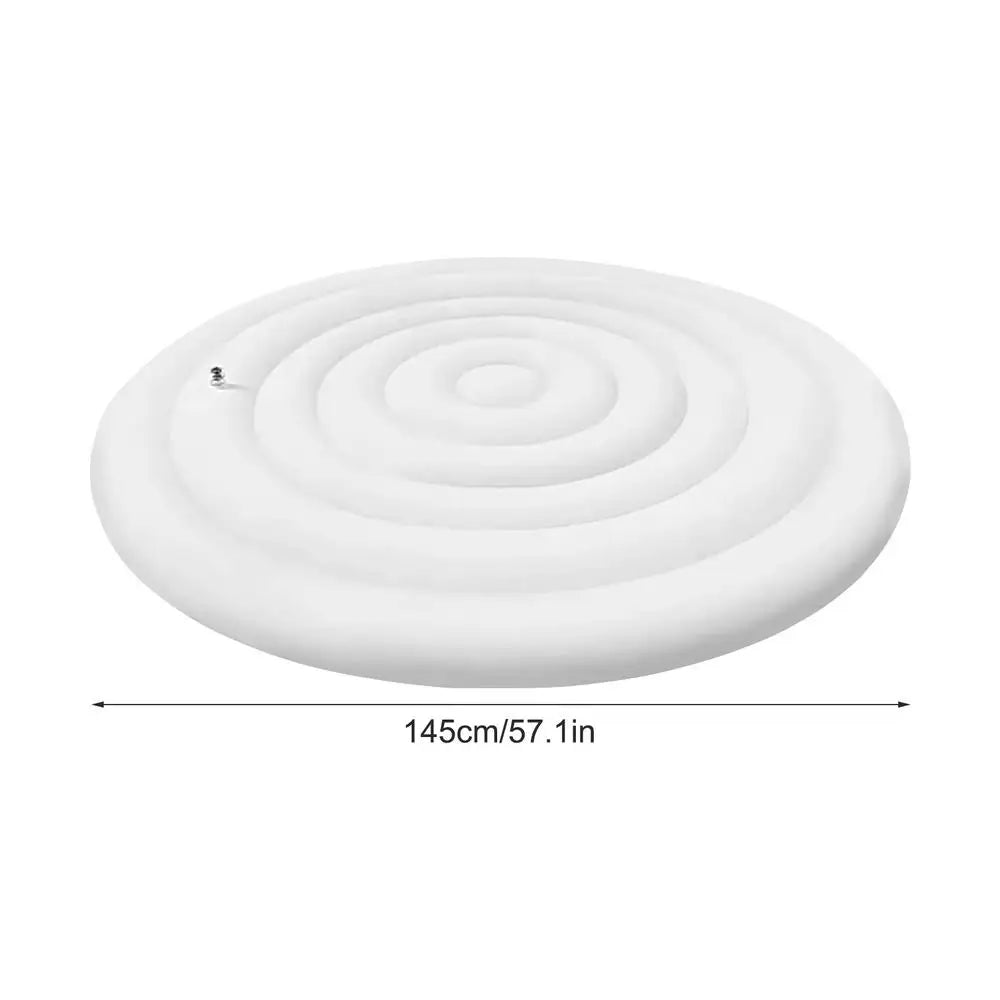 145 Cm Diameter Inflatable Cover Energy Saving Round Hot Tub Lid Outdoor Spa Pool Windproof Rain Overflow Thermal Cover from PriceLows™