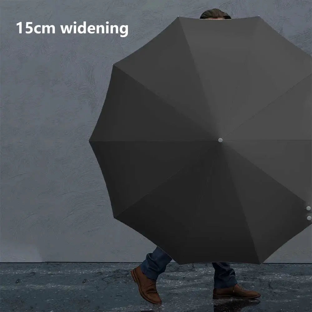 Automatic Folding Umbrella | LED Light | Windproof Design | Large Canopy