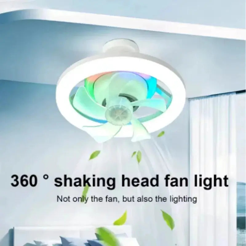 Ceiling Fan Bulb | E27 Base | LED RGB Dimmable | 3 Speeds