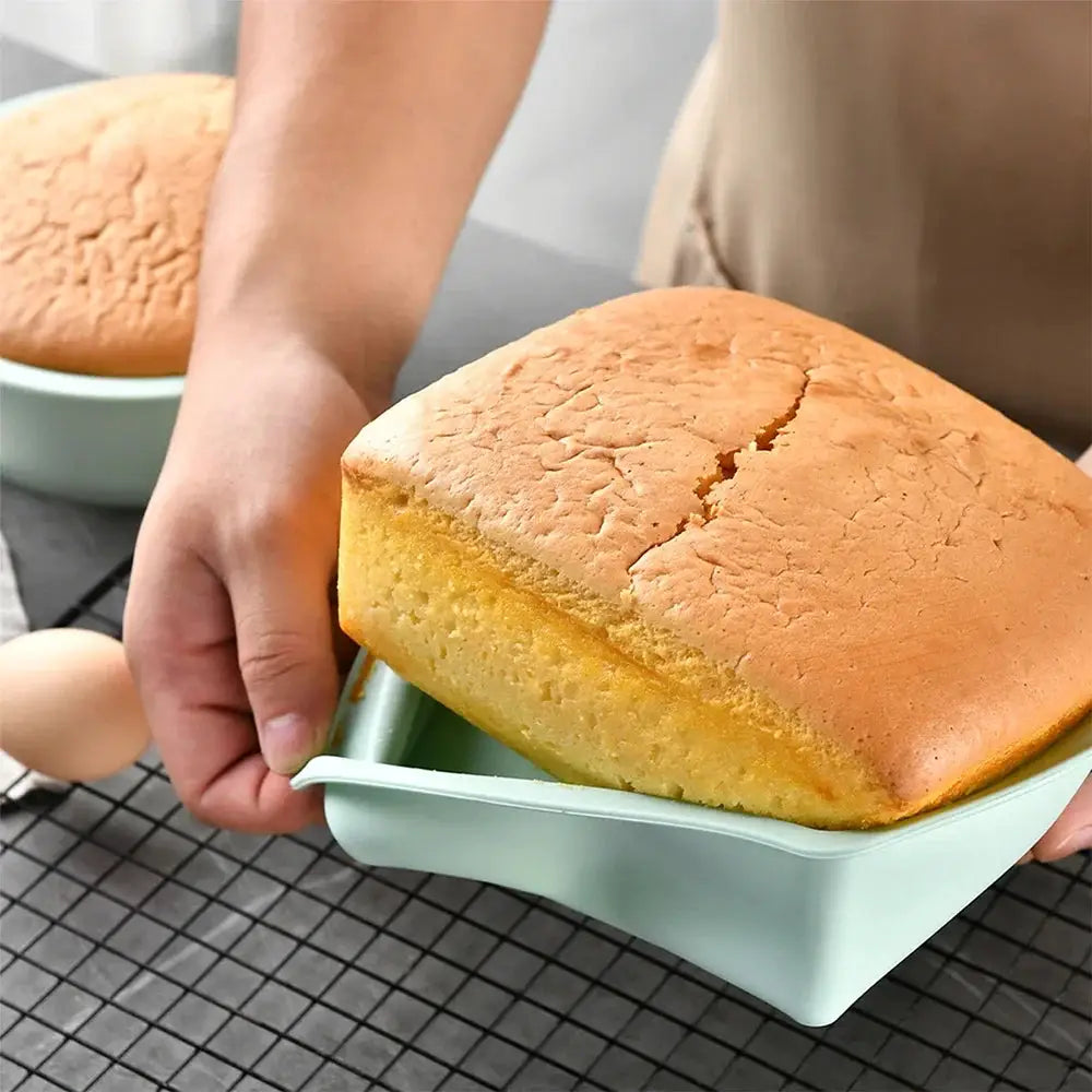 Silicone Square Cake Plate | Nonstick | Oven And Air Fryer Safe
