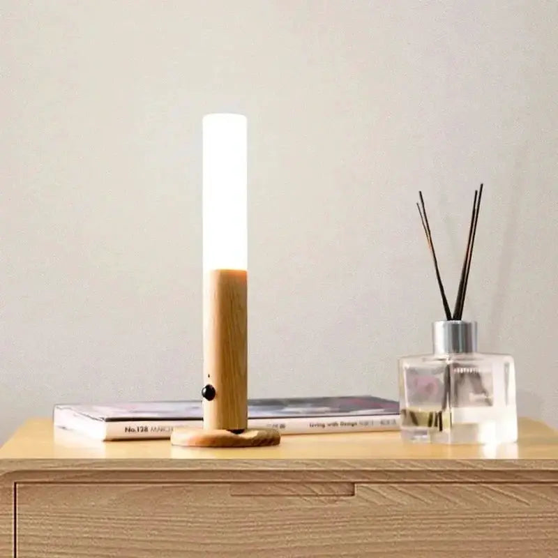 1pc Intelligent Human Body Induction Night Light, LED Rechargeable Corridor Cabinet Wall Light, Household Toilet Wall Induction from PriceLows™