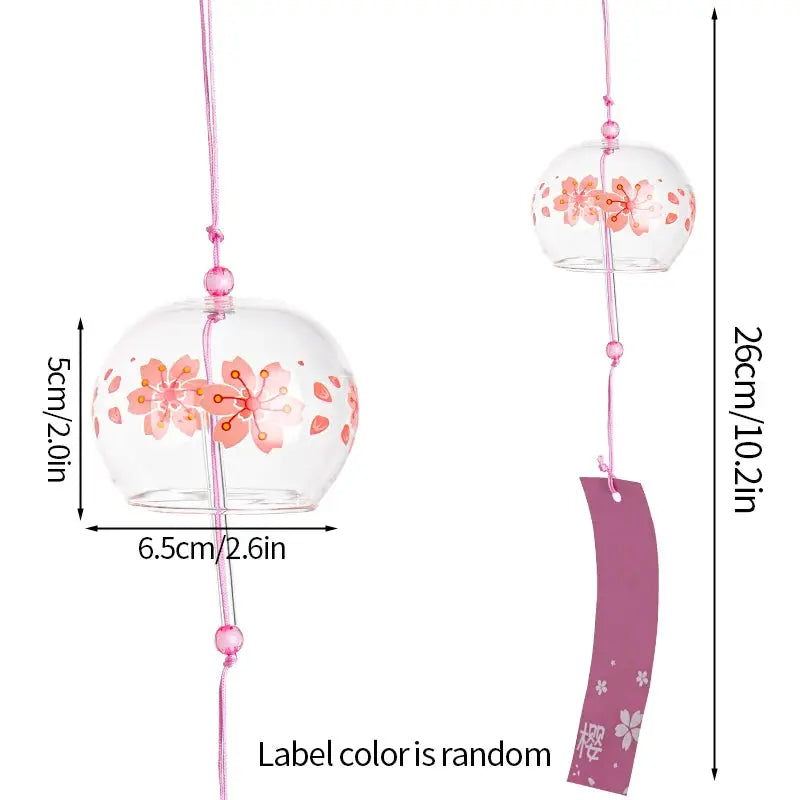 Japanese Windchime Huling Landscape Bell Glass Crystal Bell Wind Hanging Ornament Garden Landscape Japanese Wind Bell Decor 후우링 from PriceLows™