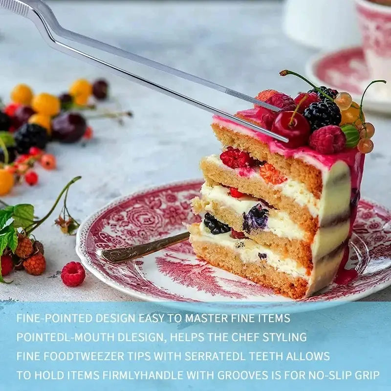 3/1Pcs Kitchen Tweezer Utensil BBQ Tweezer Food Clip Kitchen Bar Chief Tong Stainless Steel Portable for Picnic Barbecue Cooking from PriceLows™