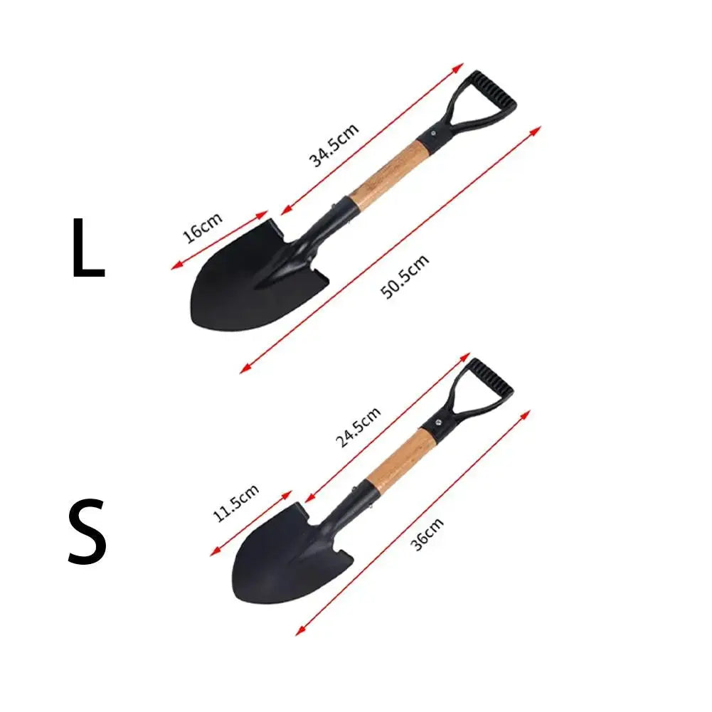 36/50.5cm Digging Shovel Manganese Steel Shovels Kids Trowel Waterproof Rustproof Garden Scoop for Outdoor Beach Camping from PriceLows™