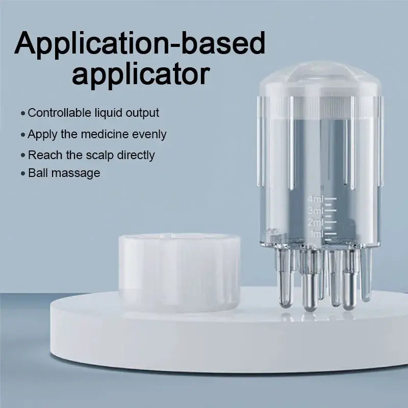 Scalp Massager Comb | Essential Oil Applicator | Mini Portable Design