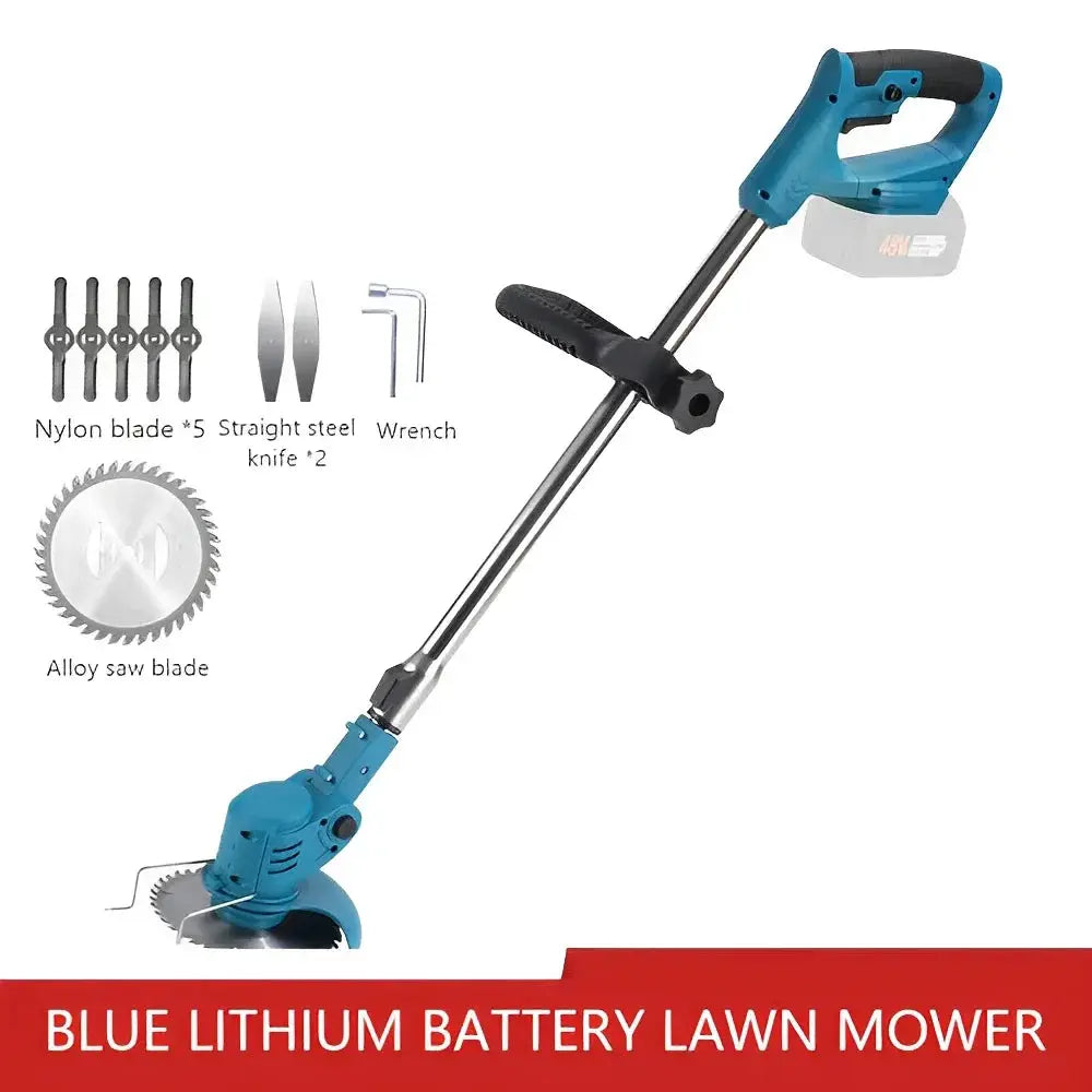 2026 New Cordless Handheld Electric Grass Trimmer Adjustable Lawn Mower Garden Tool Compatible With Makita 21V Battery from PriceLows™