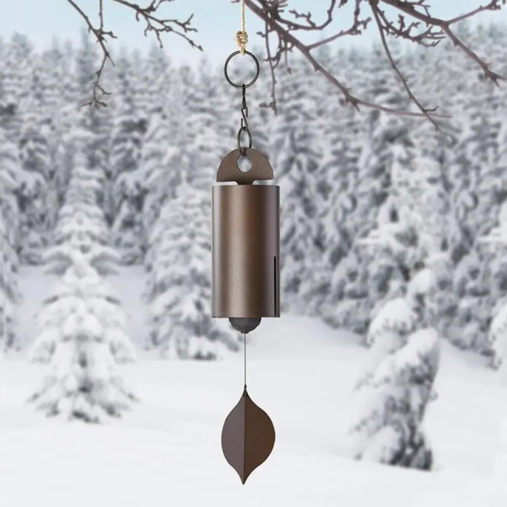 Copper Windchimes Retro Style Serenity Bell Wind Chimes Deep Resonance Metal Deep Tone Cylinder for Outdoor Patio Decor from PriceLows™