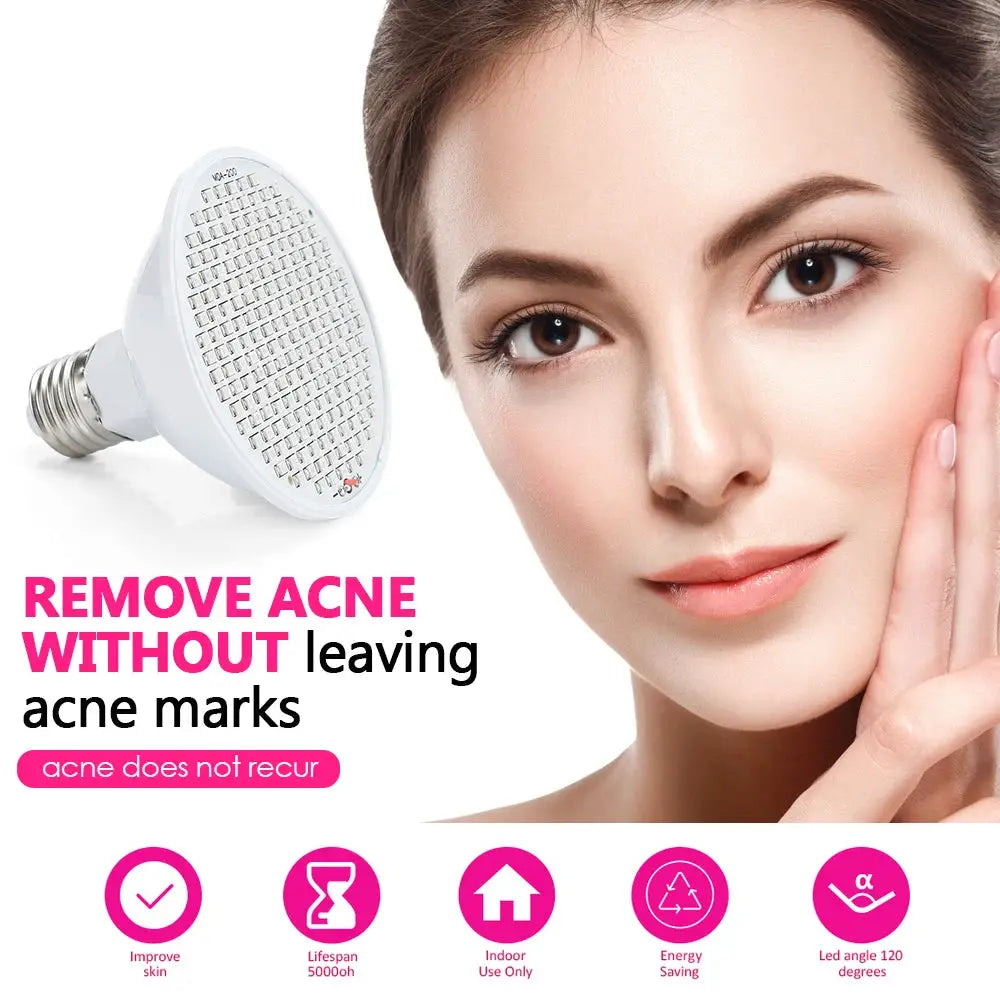 LED Red Light Photon Therapy Face Mask Beauty Instrument Facial SPA Acne Wrinkle Removal Skin Rejuvenation Anti Age Device from PriceLows™