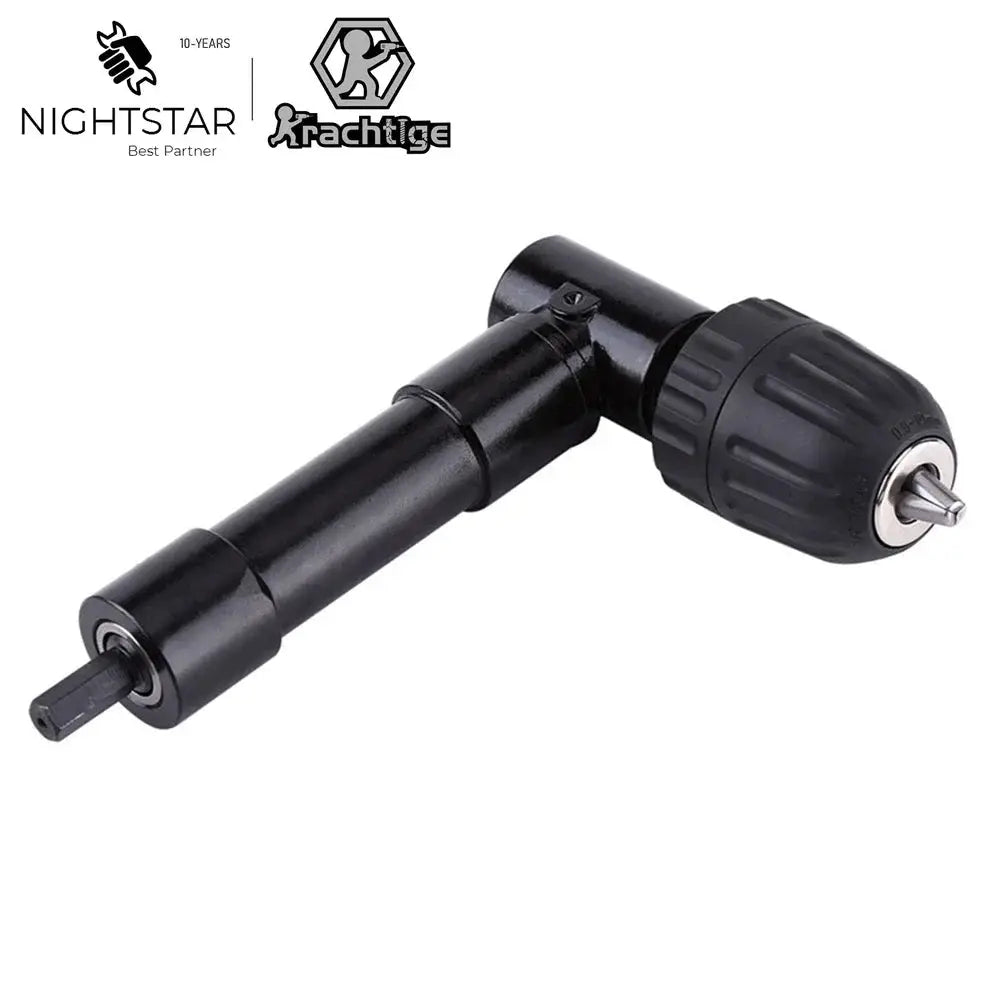 Electric Power Cordless Drill Attachment Angle Adaptor MAX/ 25N*m 90 Degree Right Angle Keyless Chuck Impact Drill Adapter from PriceLows™