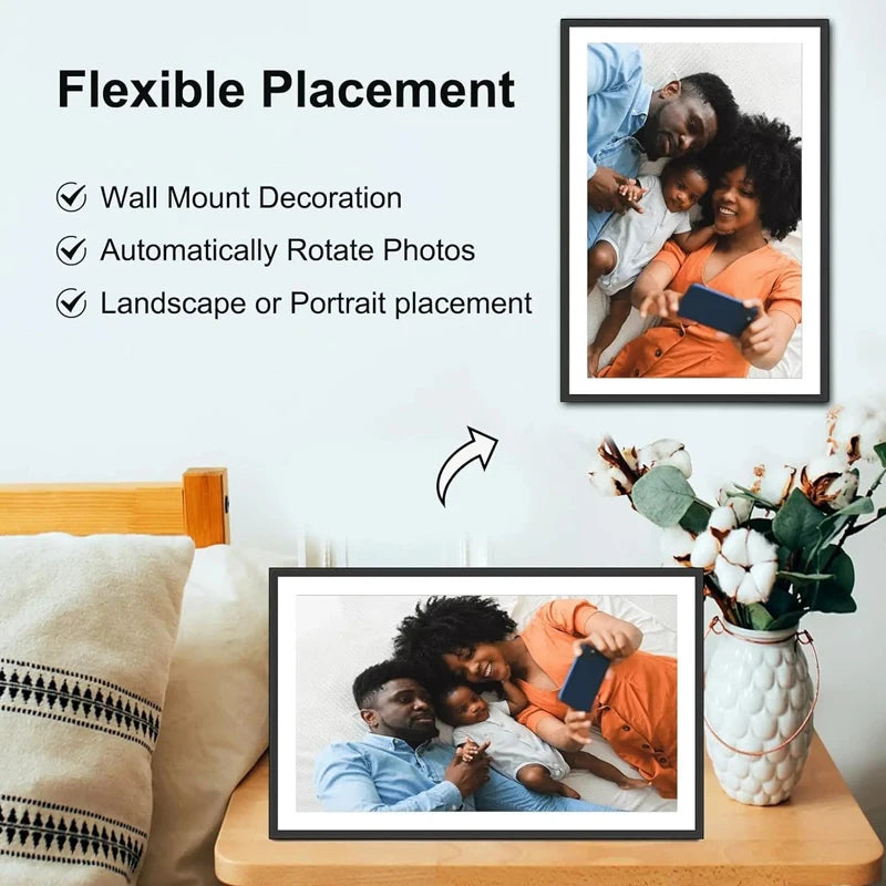 Digital Picture Frame | 15.6 Inch Display | 1920x1080 HD | 32GB, WiFi