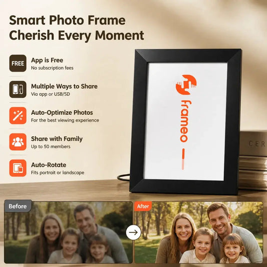 WiFi Digital Photo Frame | 10.1 Inch IPS Display | 1280x800 | Wall Mount from PriceLows™