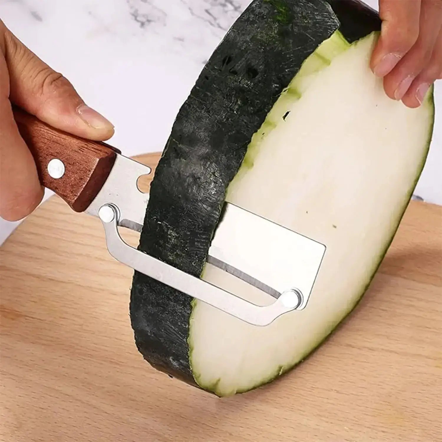 2pcs Multi-Functional Vegetable Peeler for Kitchen,Upgrade 2 in 1multifunctional Vegetable Peeler,Multi Functional Vegetable Fruit Peeling Tools with Bottle Opener and Wooden Handle from PriceLows™