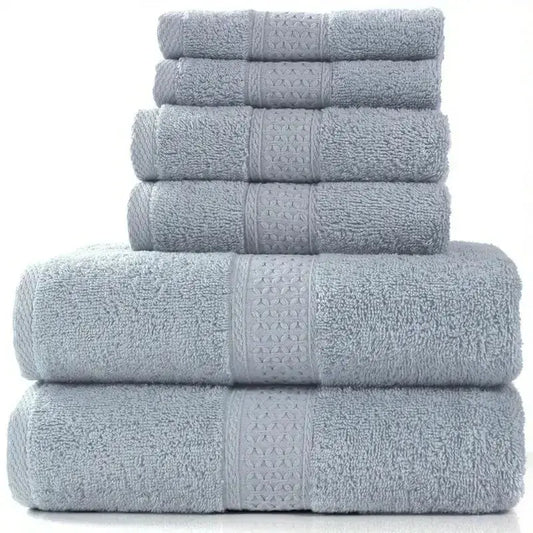 Bath Towel Washcloth Cotton Towel Solid Color Soft Absorbent Towels Multipurpose Use For Hotel Bathroom from PriceLows™