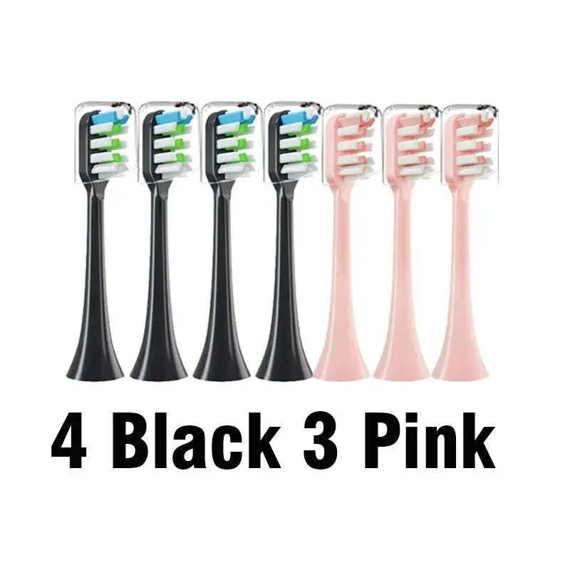 Sonic Electric Toothbrush Heads For Xiaomi SOOCAS X3 X5 X3U X1 V1 V2 SOOCARE Head Bristle Replacement Nozzles with Anti-dust Cap from PriceLows™