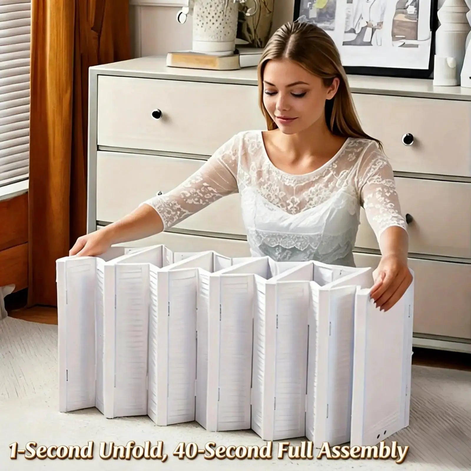 Foldable Clear Shoe Storage Organizer, Stackable Dustproof Thickened Sneaker, Shoe Box Rack Cabinet for Closet Dorm Apartment from PriceLows™