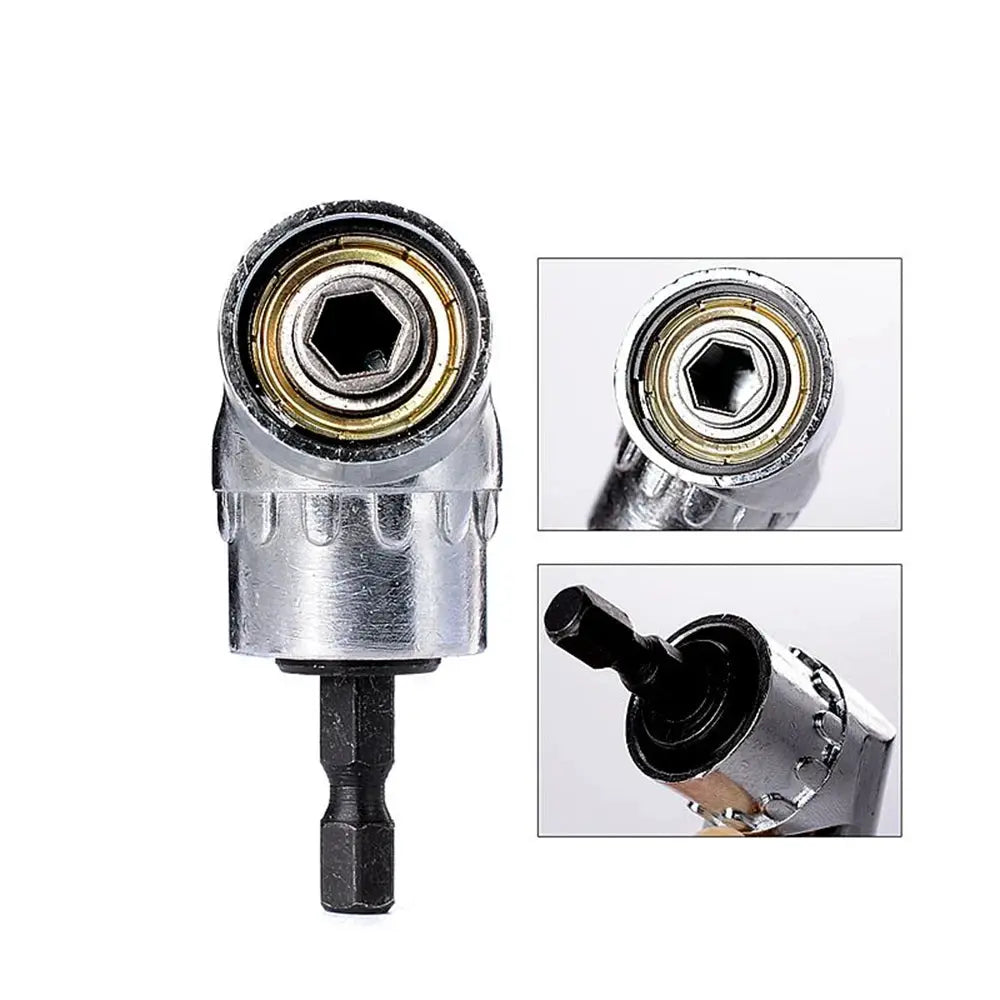 105 Degrees Angle Driver Screwdriver Socket Holder Adaptor 1/4" Extension Hex Drill Bit Adjustable Hex Drill Bit Tools from PriceLows™
