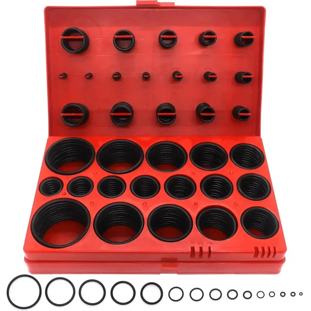 419/225PCS Set Universal O-Ring Assortment 32 Size Nitrile Rubber Ring Seal O Ring Gasket for Plumbing Automotive Faucet Repair from PriceLows™