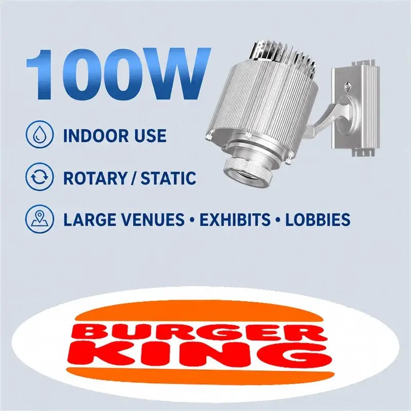 LED Image Projector | IP67 Waterproof | Custom Gobo Logo | HD Projection