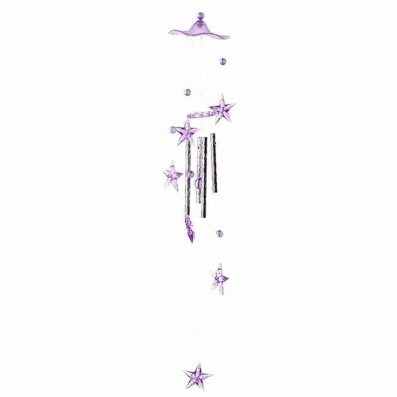 Wind Chime Angel Metal Aluminum Tubes Bell Wind Chime Creative Hollow Home Garden Wall Hanging Decoration Handmade Gift from PriceLows™