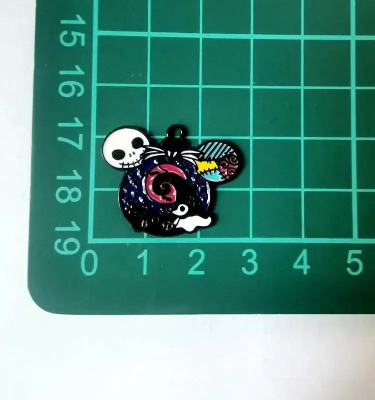 Halloween Pendant Charms | Metal Design | Cartoon Pattern | 10 Piece Set